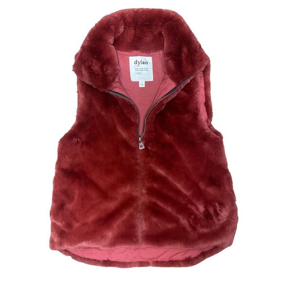 dylan Jackets & Blazers - Dylan by True Grit Cozy Faux Fur Vest Sz: L